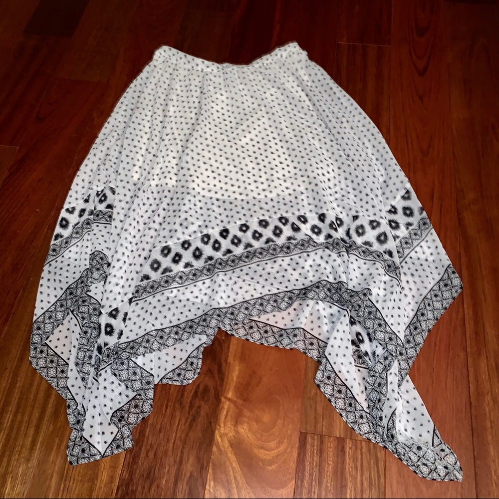 Black and White Fun Express Skirt